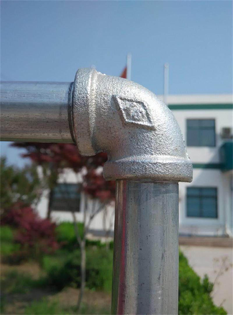 镀锌水管钢管晾衣架单杆落地组装挂衣服架子晒被货架服装展示架