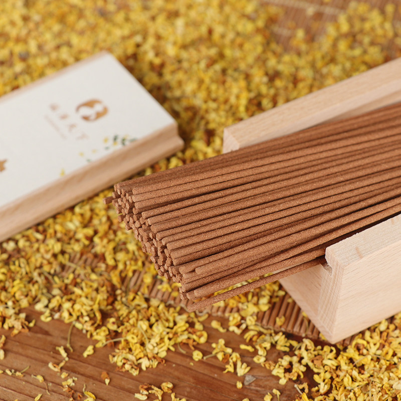 福泽天下桂花香线香天然沉香檀香家用室内熏香办公室香薰香料