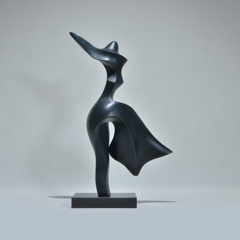 抽象艺术雕塑摆件树脂酒店摆设现代装饰品样板房摆件