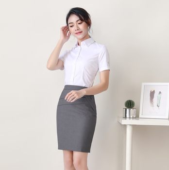 New Buick 4S store shirts Buick women's long-sleeved shirt sales shirts long-sleeved slim slim new work clothes