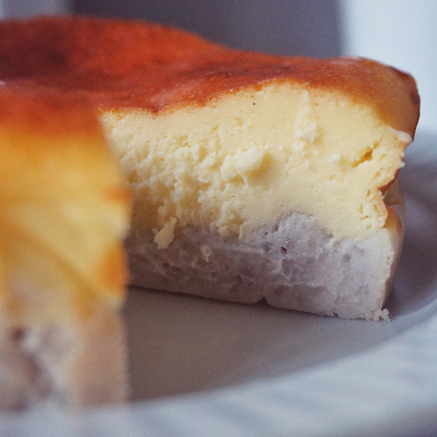 京津冀黄油商店芋泥巴斯克芝士蛋糕芋头奶酪代糖赤藓西式糕点