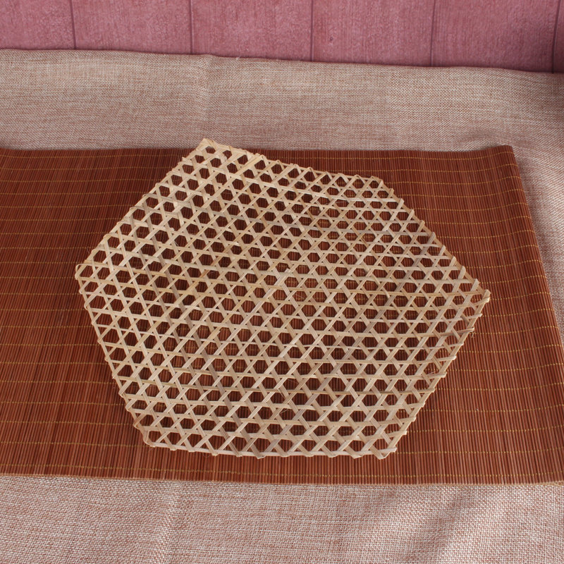 蒸隔网防锅底编织手工竹编竹达竹网垫竹蒸垫餐垫