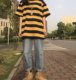 Icereverie national tide brand loose street retro water washing loose male female couple straight casual jeans Icereverie national tide brand loose street retro water washing loose male female couple straight casual jeans