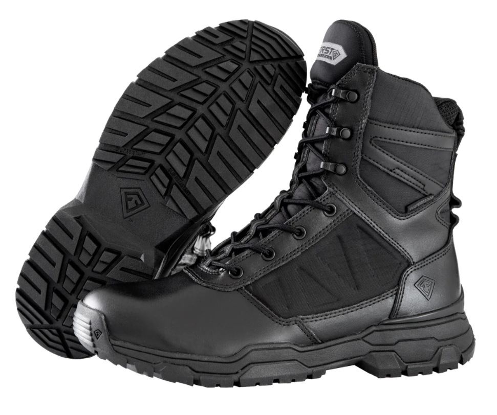 大码外贸男高帮户外防水黑色执勤沙漠靴子舒适训练鞋