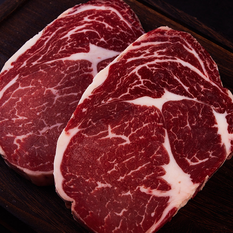 美国choice级原切眼肉牛牛排新鲜厚切眼肉安格斯牛排