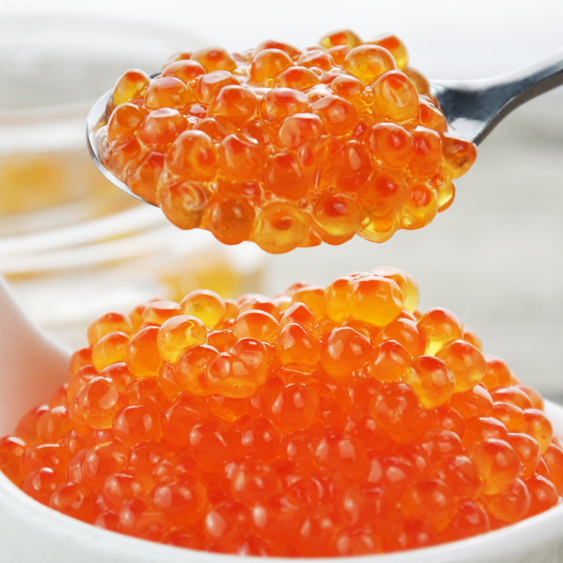 浅腌太平洋鲑鱼卵 50g/瓶 三文鱼鱼籽大粒 鱼子酱刺身料理食材