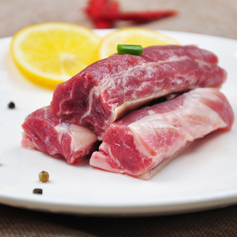 鲜聚汇乌拉圭进口牛肋条1000g 冷冻生鲜牛肉真空装包邮 - 鲜聚汇