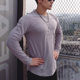 Long sleeve sports t-shirt casual men's new round neck solid color shirt outdoor running autumn bottoming shirt pure cotton slim Long sleeve sports t-shirt casual men's new round neck solid color shirt outdoor running autumn bottoming shirt pure cotton slim