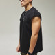 Summer sports T-shirt breathable loose cotton elastic fitness vest men's casual fitness clothes sleeveless Summer sports T-shirt breathable loose cotton elastic fitness vest men's casual fitness clothes sleeveless