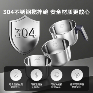 美的绞肉机家用电动全自动不锈钢多功能搅拌料理机2025新款绞馅机