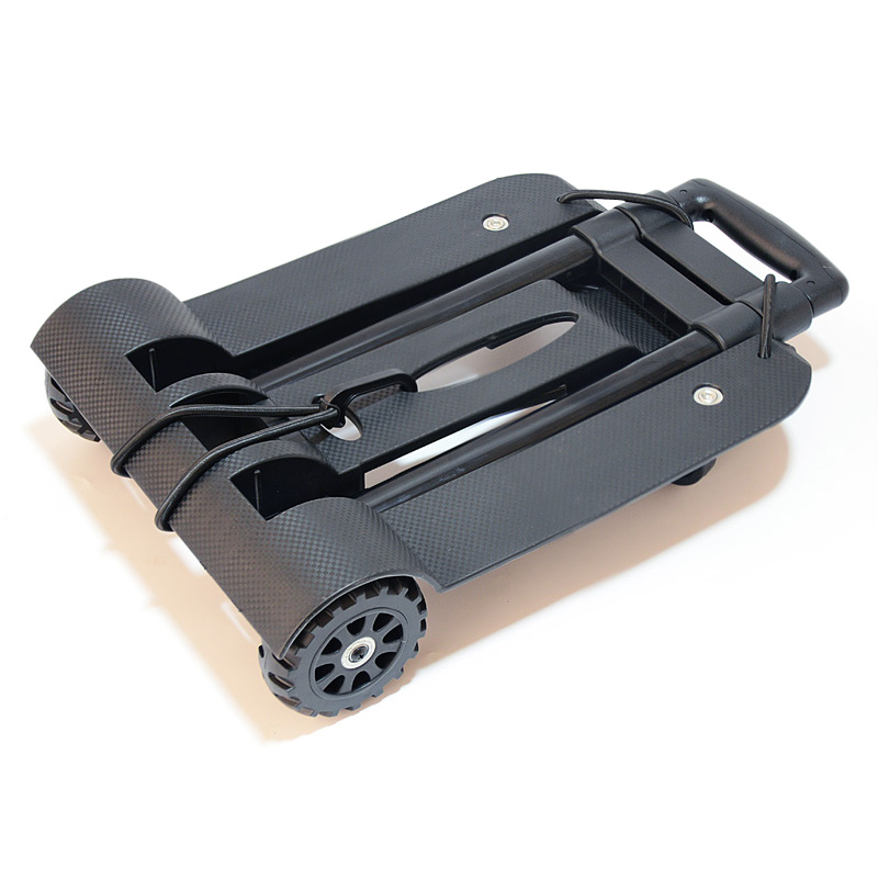 易牌购物车买菜小拉车万向轮老人推车铝合金便携拉杆车折叠行李车