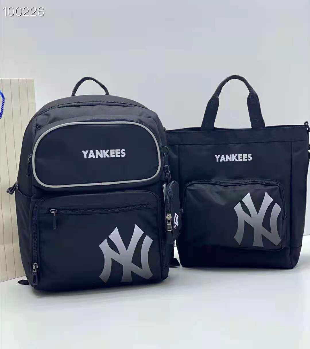 韩版小学生书包mlb背包学生ny双肩包洋基队减负书包