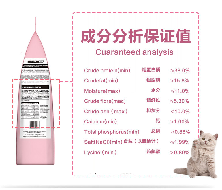 皇家猫粮 幼猫加菲英短美短猫咪粮k36/2kg波斯猫蓝猫皇家幼猫猫粮