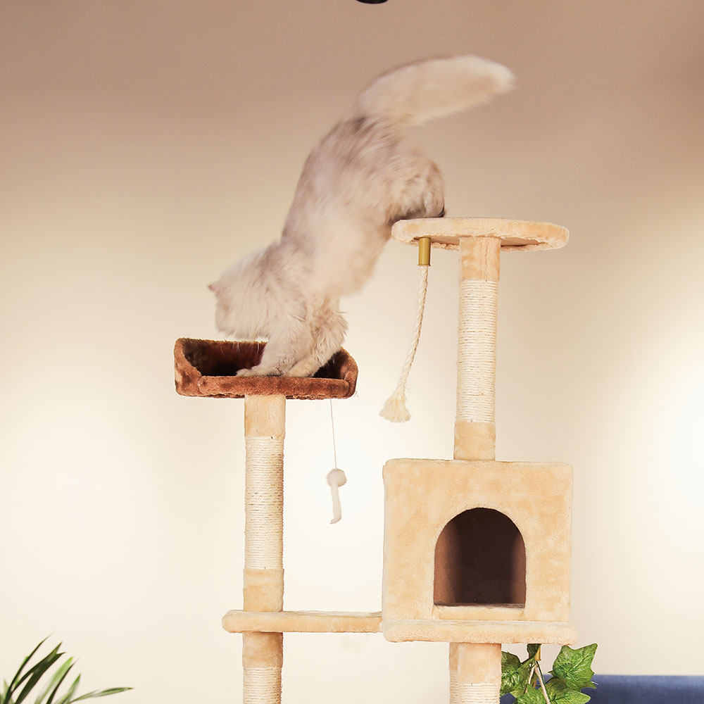 大型猫爬架猫窝豪华多层猫树玩具剑麻攀爬梯猫咪跳台猫架子猫抓柱