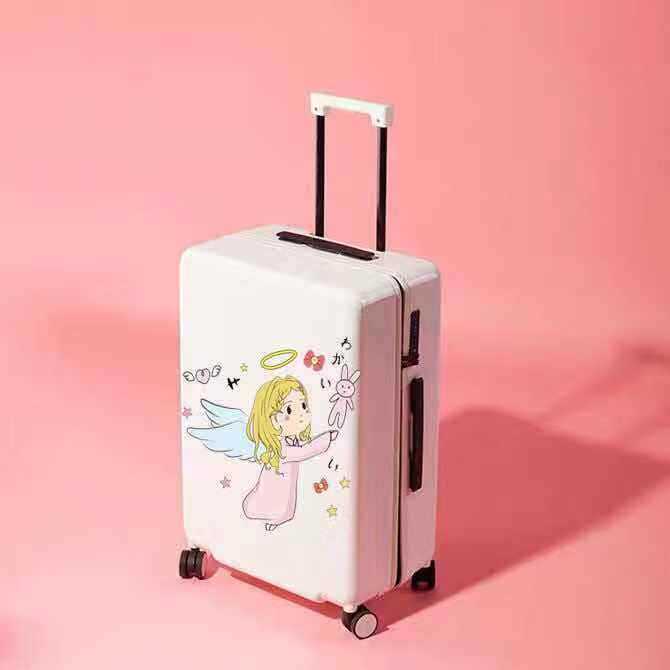 创意网红少女心ins行李箱贴纸旅行箱拉杆箱可爱个性装饰防水贴画