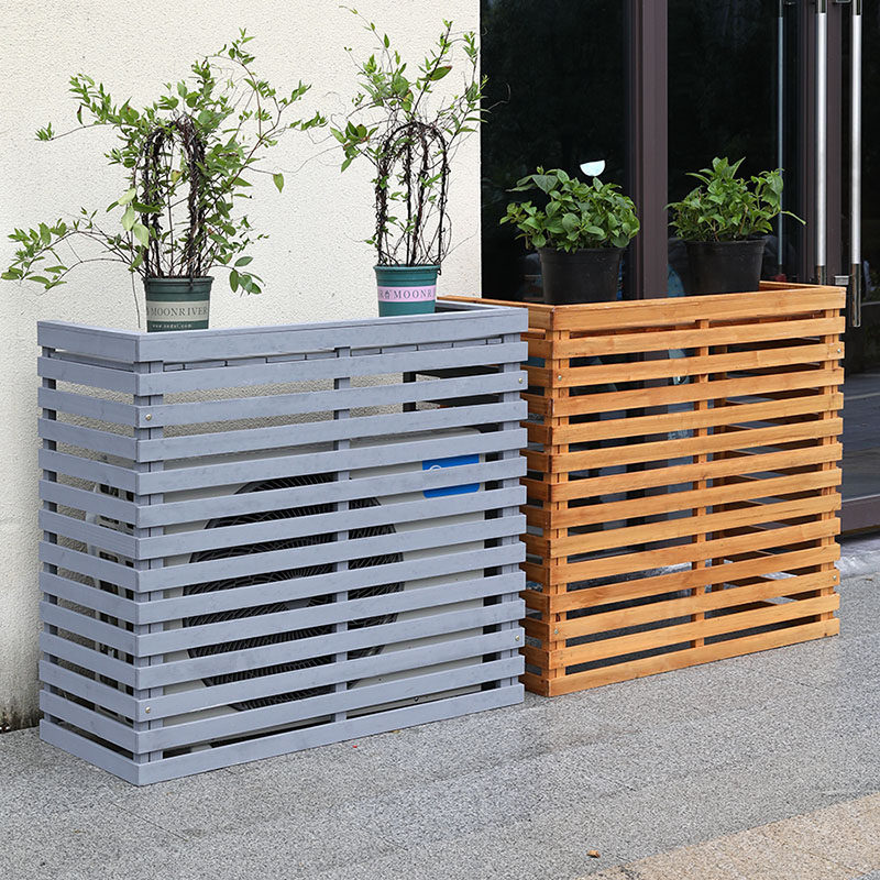 室外空调罩外机保护户外防护罩防雨防晒百叶格栅空调罩