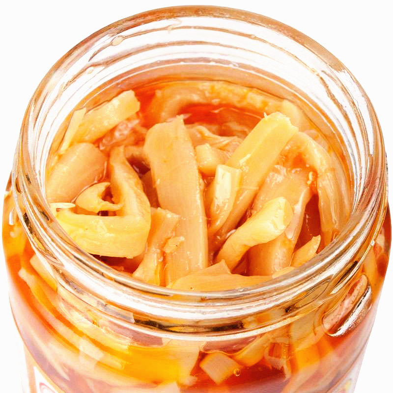 全国包邮中国台湾原产金兰笋茸350g瓶装鲜辣酱菜