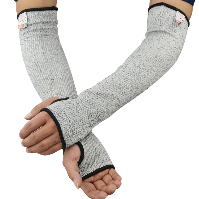 工业5级防割防刮护臂袖套护腕划伤耐磨透气肘部防护用品