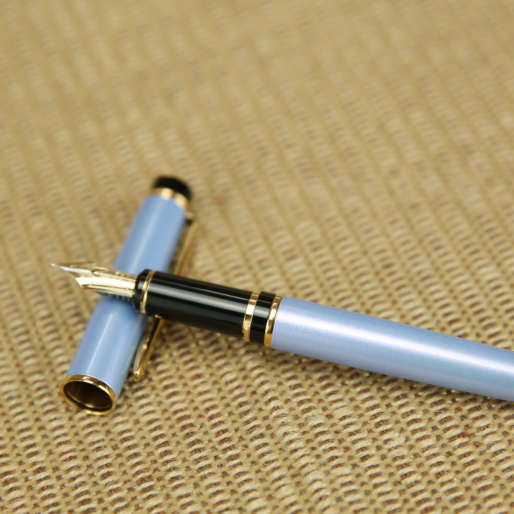 日本pilot百乐grance14k金尖钢笔黄铜笔杆珍珠珠光钢笔