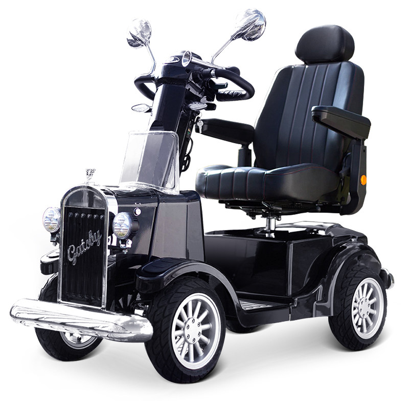 斯途玛s90高端老人代步车四轮电动车家用接送孩子老年电瓶助力车