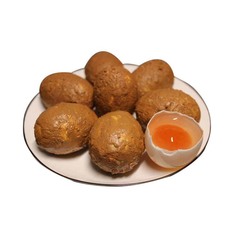农家黄泥生咸鸭蛋信阳新县特产大别山散养新鲜腌制咸鸭蛋30枚包邮