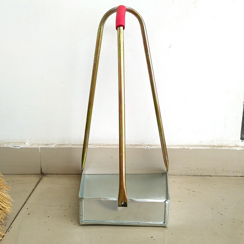 垃圾家用手工铁皮不锈钢簸萁手持加厚加高高铁簸箕