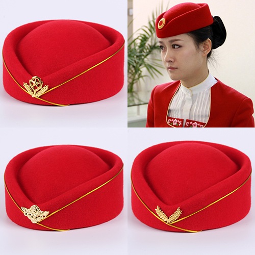帽子定做职业空姐乐队学生演出礼仪宾馆酒店帽子