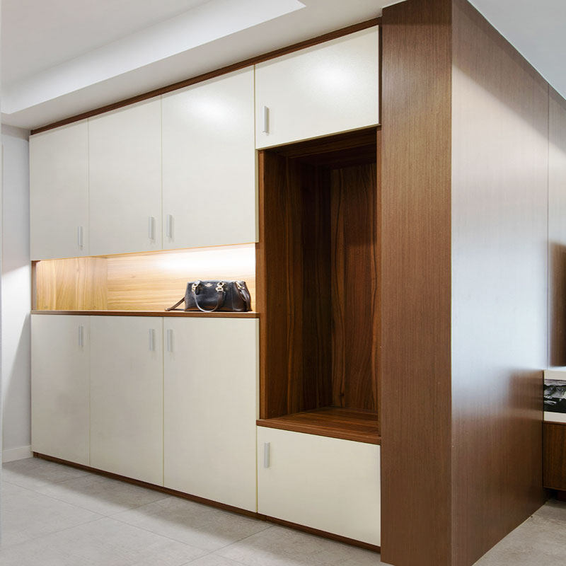 成都整体定制鞋柜简约现代入户门口玄关定做定制鞋柜