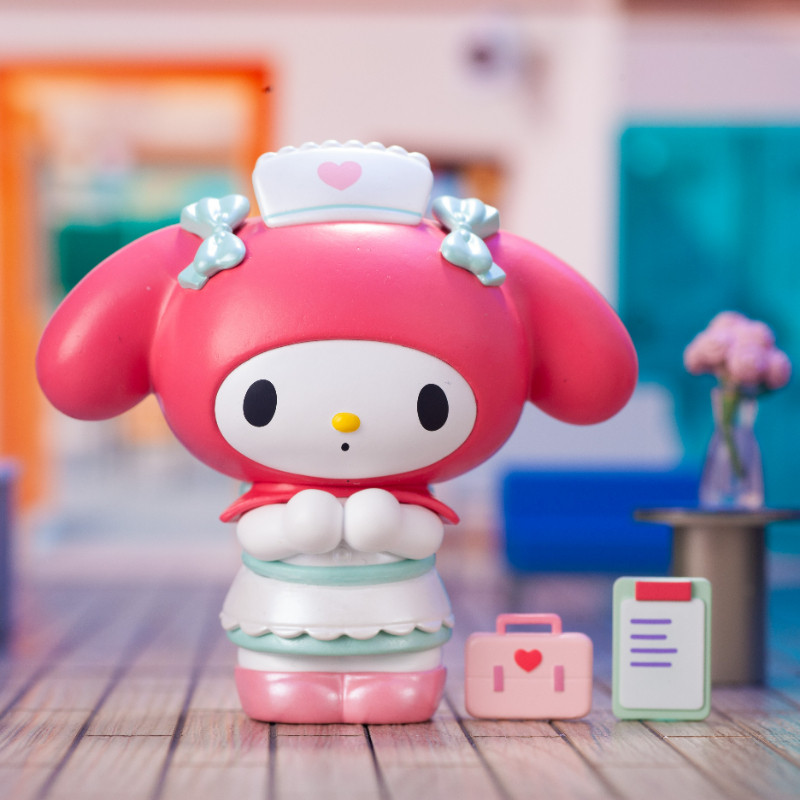 名创优品toptoy三丽鸥盲盒努力工作一天玉桂狗库洛米潮玩盲盒