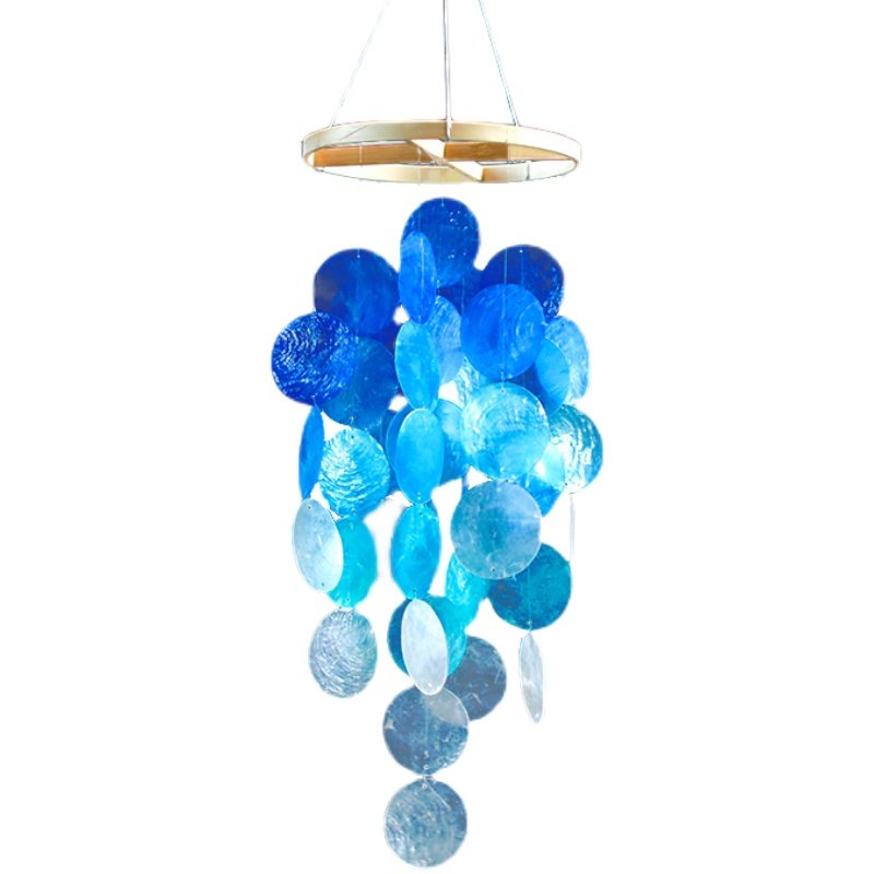 手工贝壳风铃挂饰吊饰diy风铃制作全套材料阳台风铃及配件