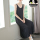 Take silk bottoming Dress child in the long paragraph knee silk sleeveless dress loose big yards Dress Take silk bottoming Dress child in the long paragraph knee silk sleeveless dress loose big yards Dress