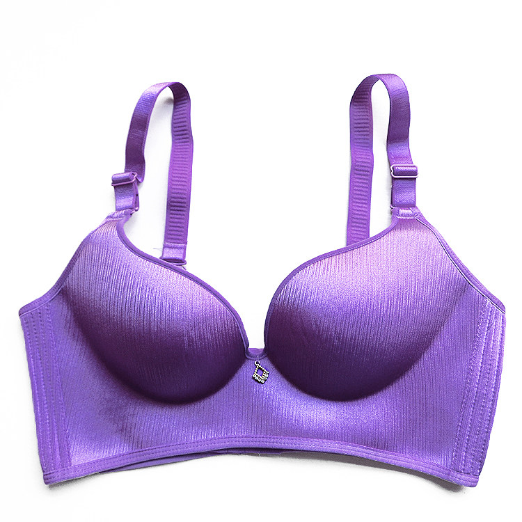 新品一品一片式无痕塑身美体内衣菱形装饰文胸