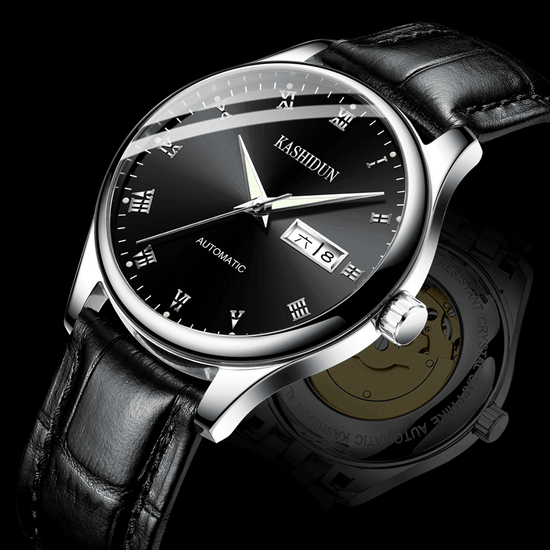 2022新款卡诗顿正品手表男士机械表全自动防水夜光时尚潮石英腕表