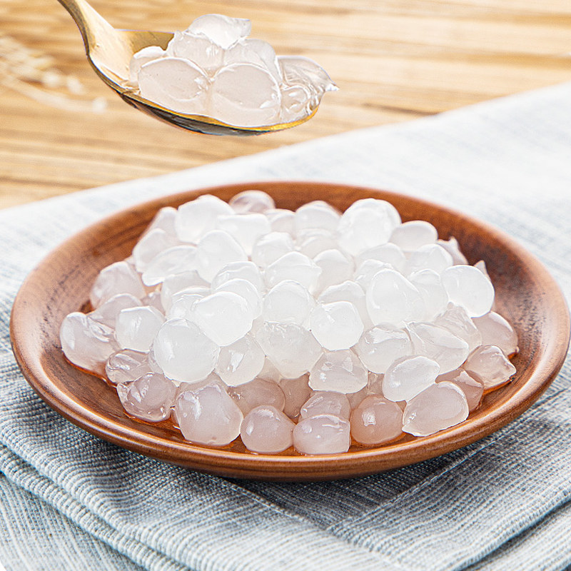 原味寒天魔芋晶球1kg袋装免煮即食波波樱花珍珠奶茶粉