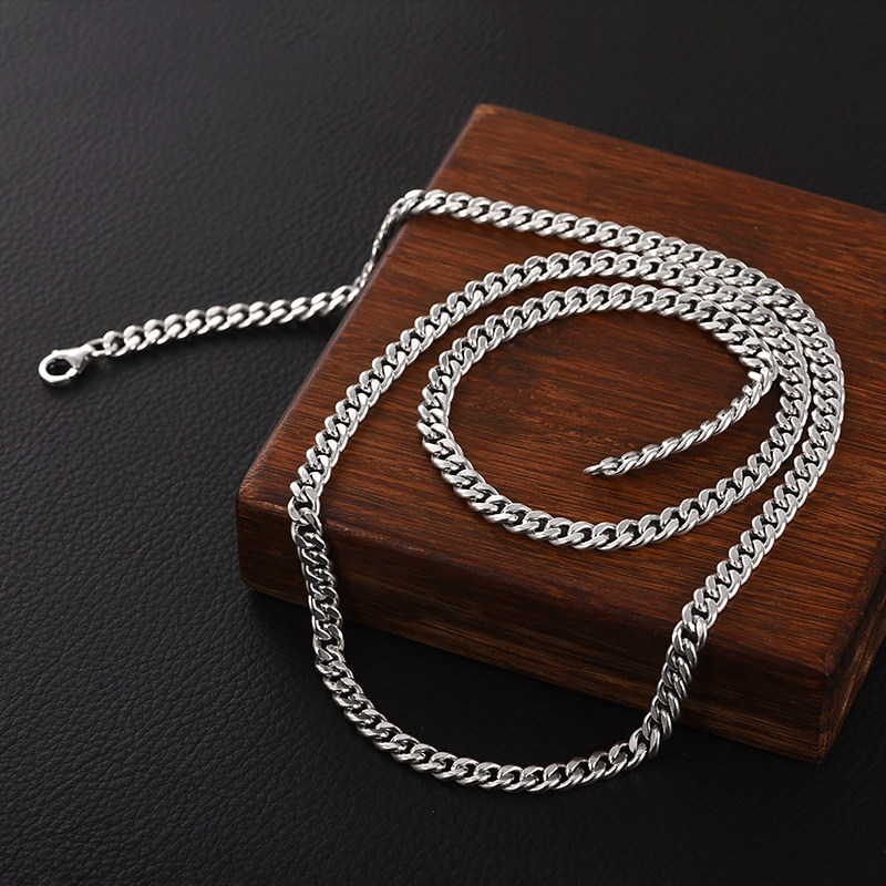 罗泰老银匠项链男潮嘻哈日系男友配饰搭配衣服男生项链