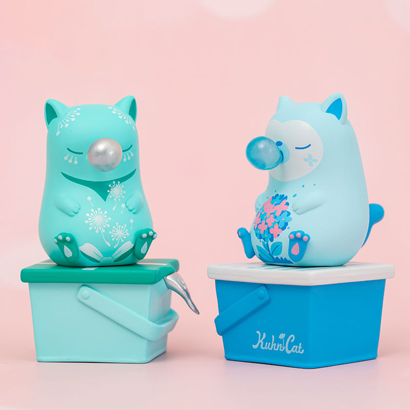 玩具城市困猫花花盲盒可爱可爱猫猫咪潮玩手办潮玩盲盒