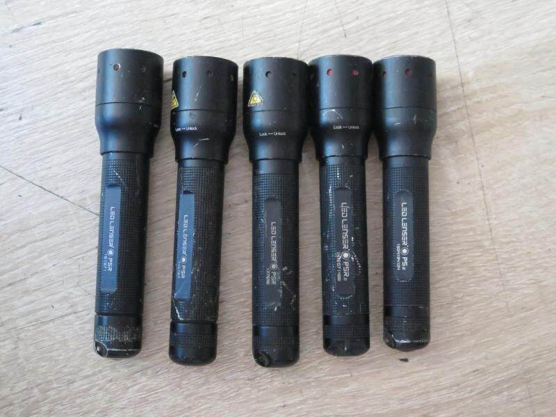 二手德国ledlenser手电筒p4bml5v2p52p5r手电筒