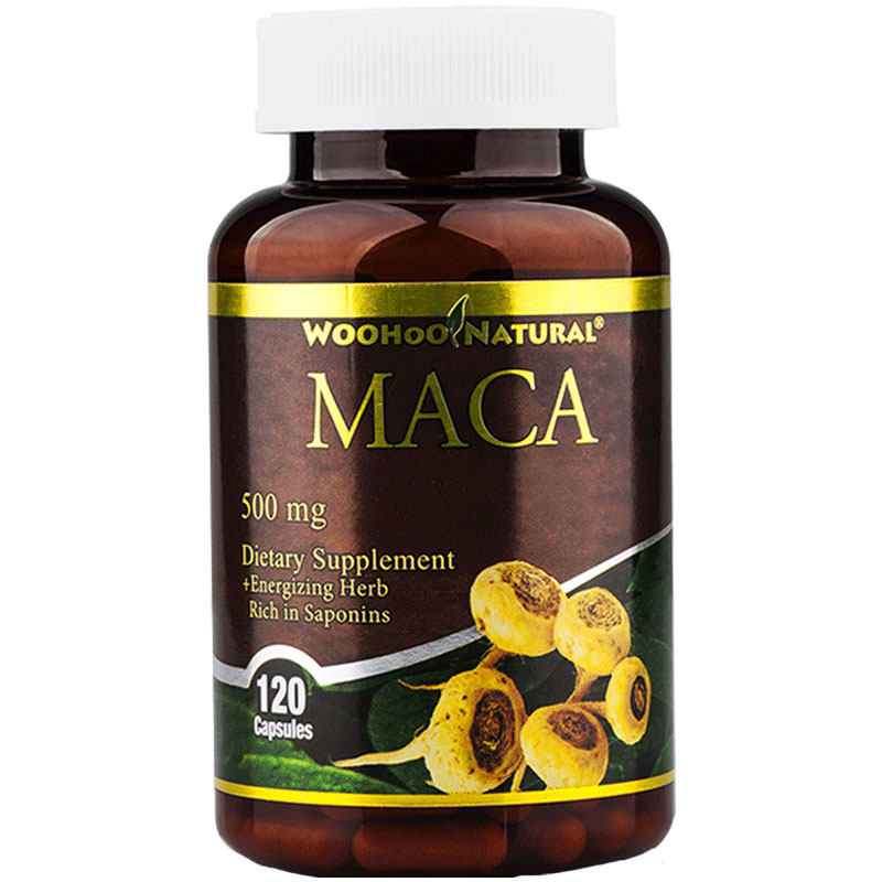 哇好自然秘鲁玛卡生精片正品maca男性美国原装进口保健品120粒