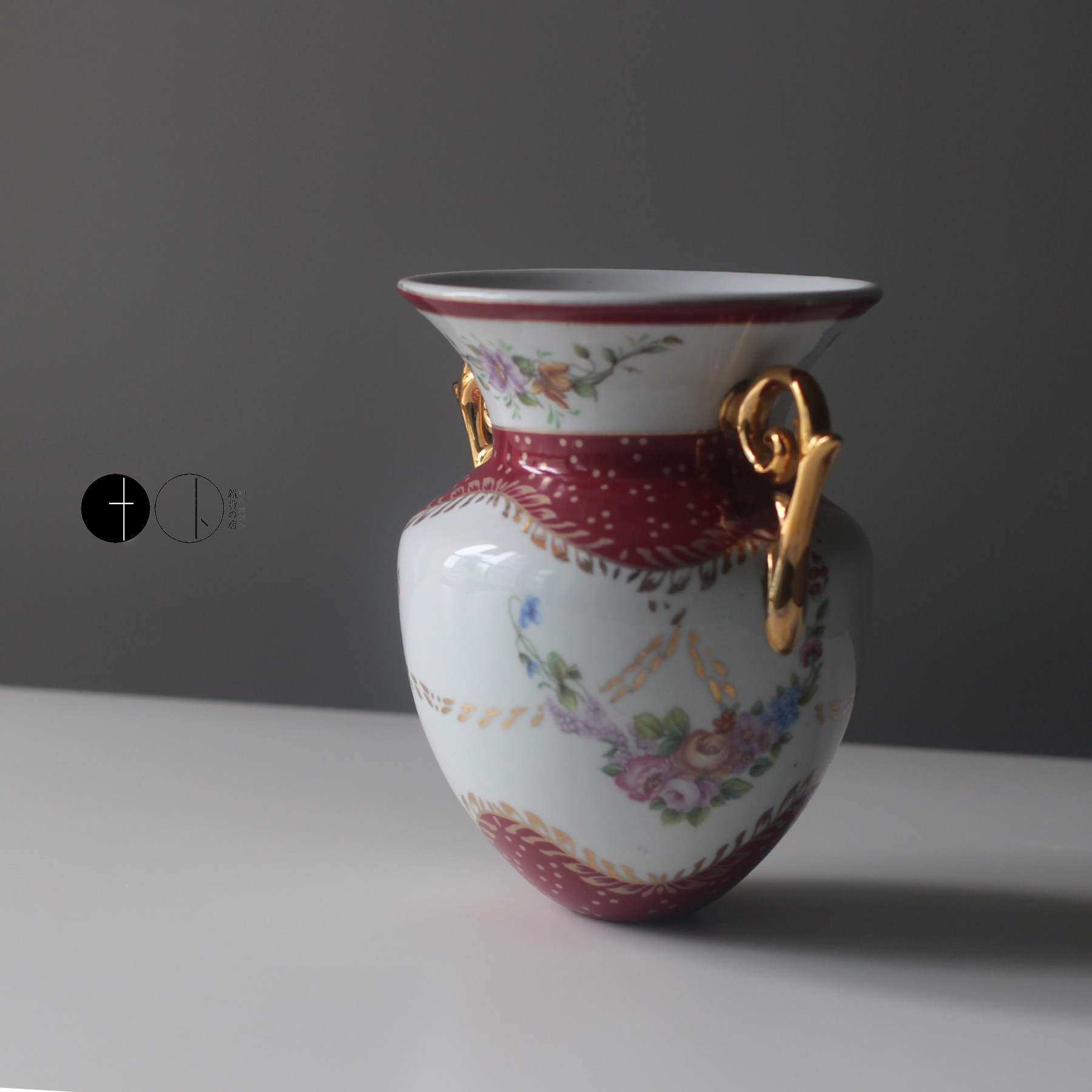 十卜出口欧洲精美复古陶瓷花瓶家居饰品桌面摆件花瓶