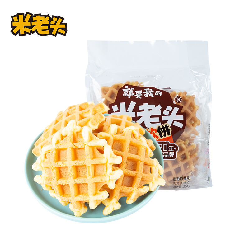 米老头蛋黄煎饼300g袋
