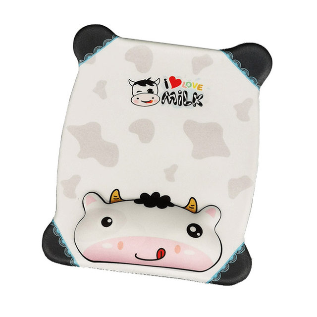 Mengtian Korean mouse pad wristband creative cute cartoon cartoon silicone chest comfortable soft wristband pad 3D hand support thickened female style small size rubber pad game male computer office customization Mengtian Korean mouse pad wristband creative cute cartoon cartoon silicone chest comfortable soft wristband pad 3D hand support thickened female style small size rubber pad game male computer office customization