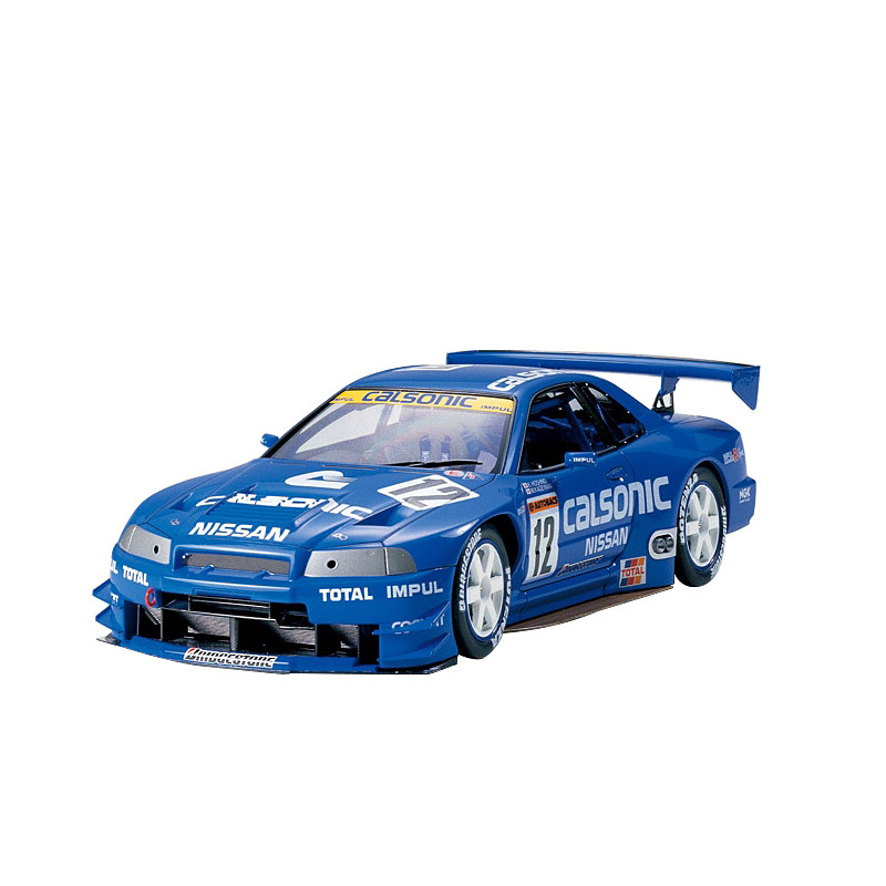 3g模型田宫拼装车模24219calsonicgtrr34跑车火车