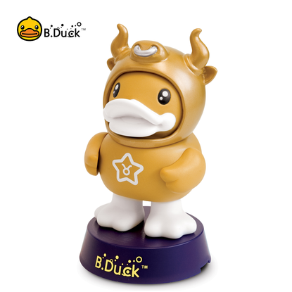 香港bduck小黄鸭十二星座桌面摆件创意可爱bduck收藏件