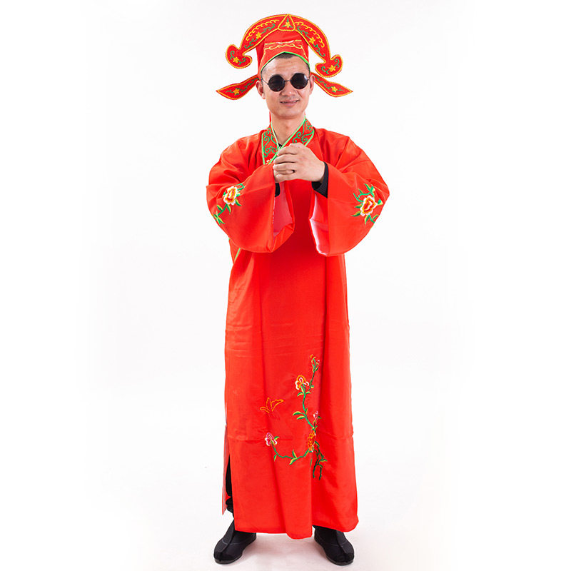 江南四大才子古装 男唐伯虎秀才戏服公子西门庆梁祝演出服全套 服装