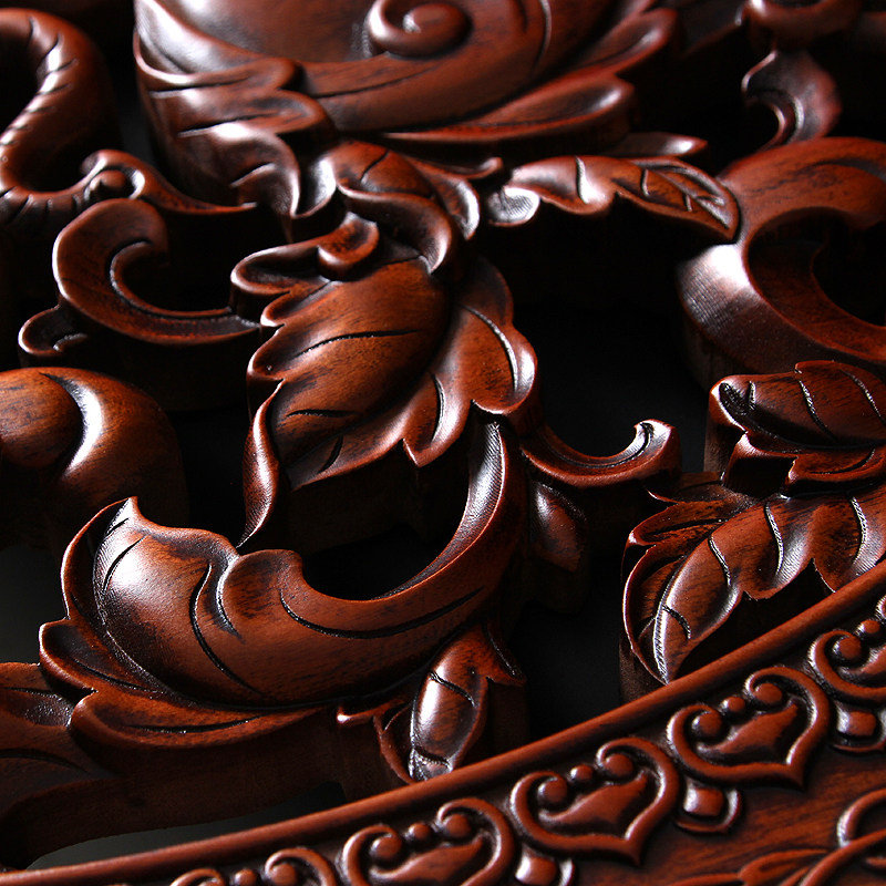 东阳木雕雕刻工艺品客厅玄关卧室楼梯过道中式木雕