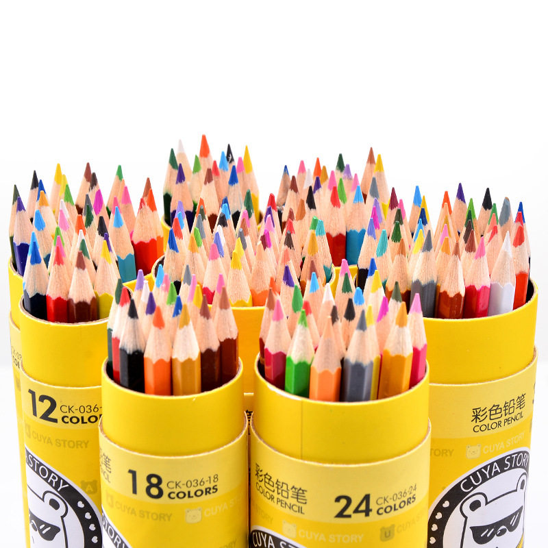真彩彩色铅笔正品ck0361818色六角铅笔
