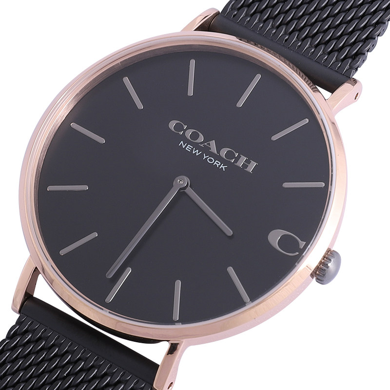 coach蔻驰男士手表简约时尚手表腕表礼盒盒装14602470欧美腕表