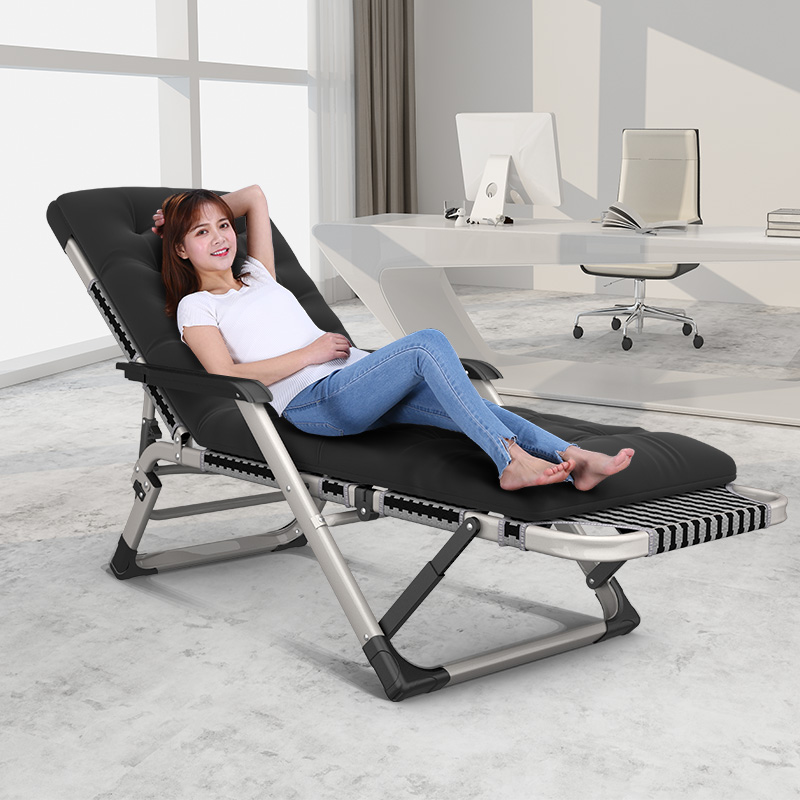 躺椅折叠午休午睡睡床阳台家用休闲懒人沙发折叠椅