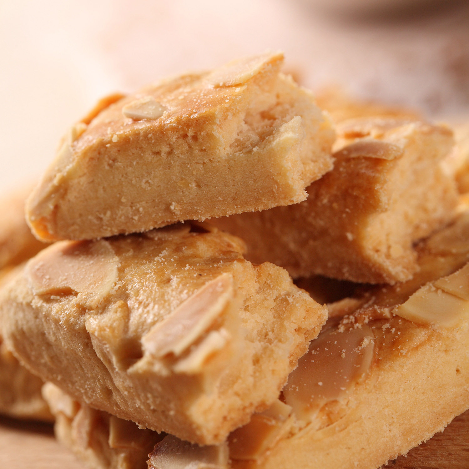 杏仁传统点心小吃特产广东2盒250克松塔制作传统糕点