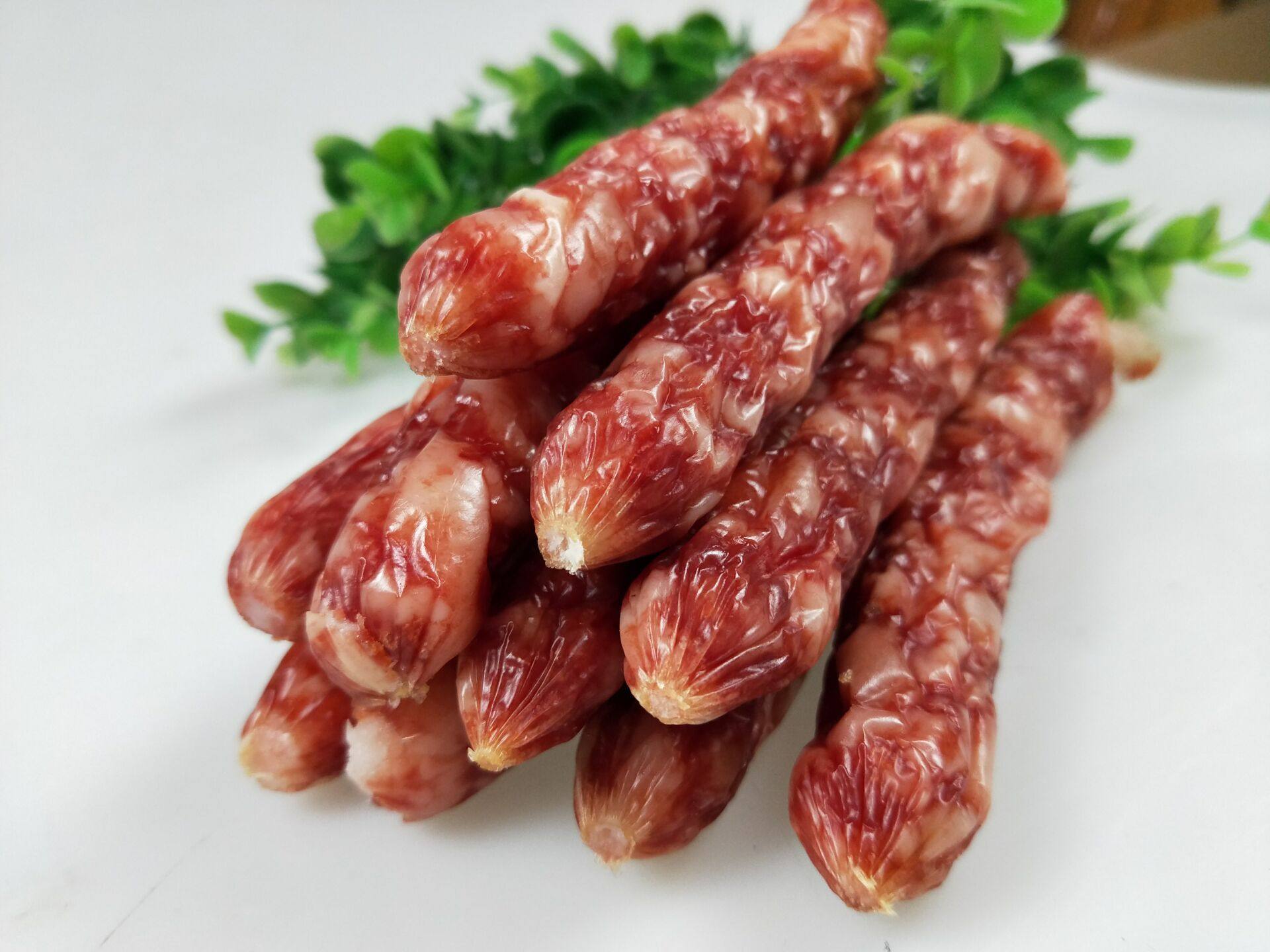 广东广式腊肠 广味香肠农家风味土猪腊肉肠咸香微甜1000g腊味包邮